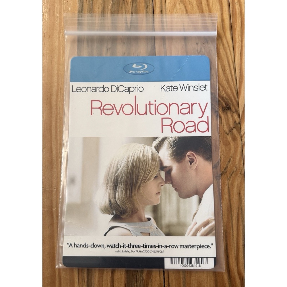 REVOLUTIONARY ROAD - BLOCKBUSTER VIDEO BACKER CARD 5"X8"